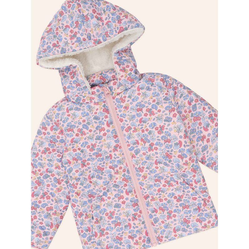 Huxbaby Heart Floral Quilted Puffer Jacket 1-2Y image number 2